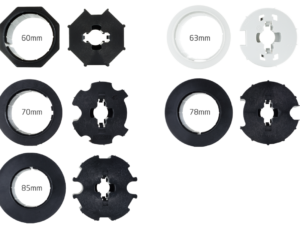 Adapter Buismotor 63mm Rundnut